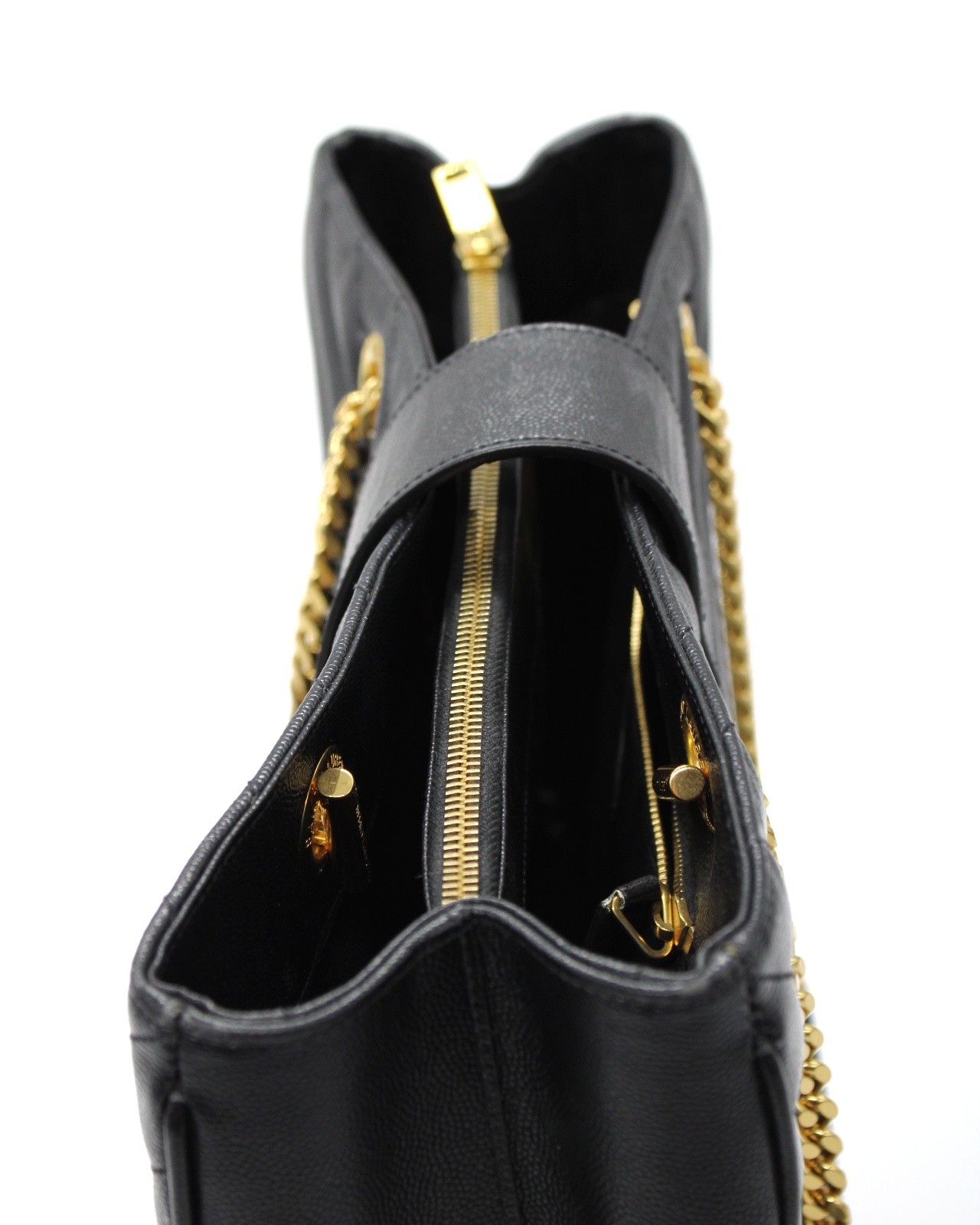 Borsa Saint Laurent tote Chevron thumb