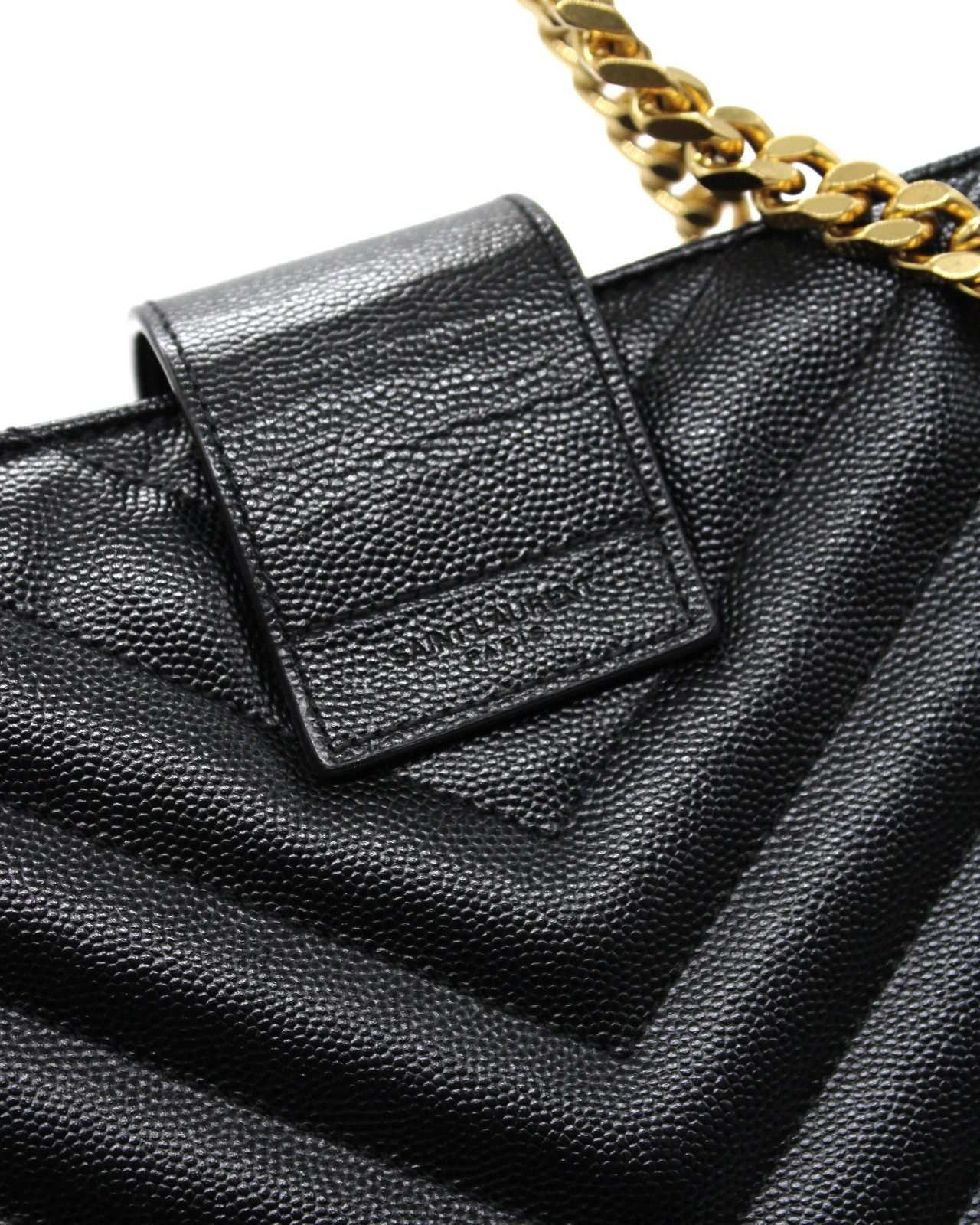 Borsa Saint Laurent tote Chevron thumb
