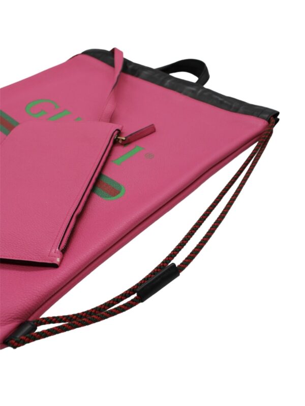 Zaino GUCCI web Logo in pelle