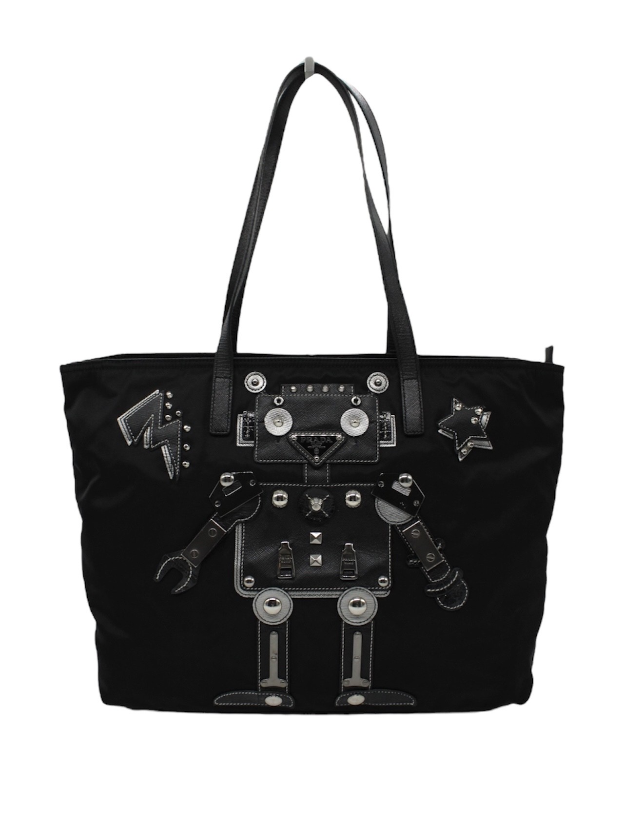 Shopper Prada Robot in tela vela thumb
