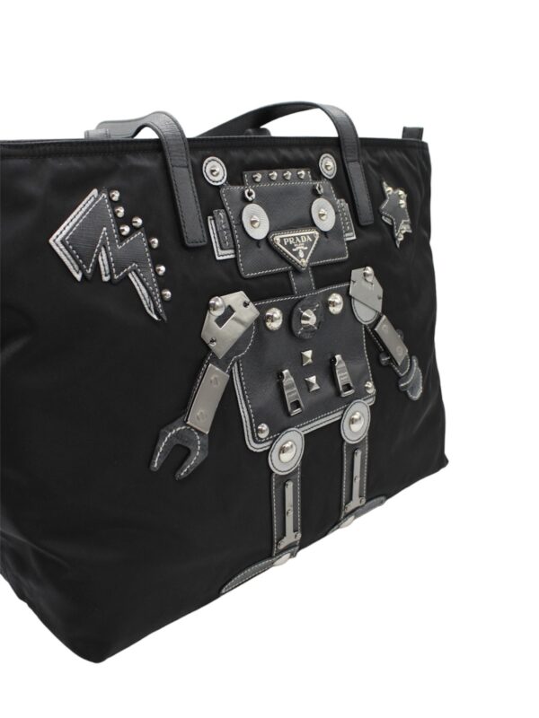 Shopper Prada Robot in tela vela