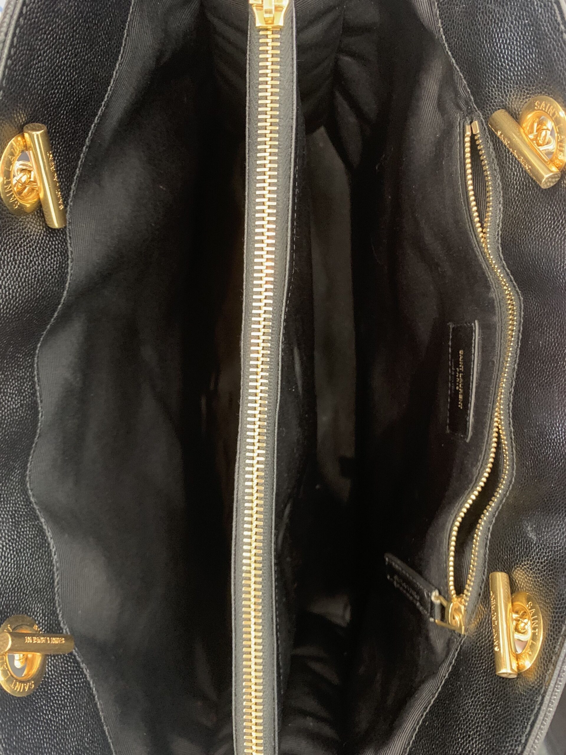 Borsa Saint Laurent tote Chevron thumb