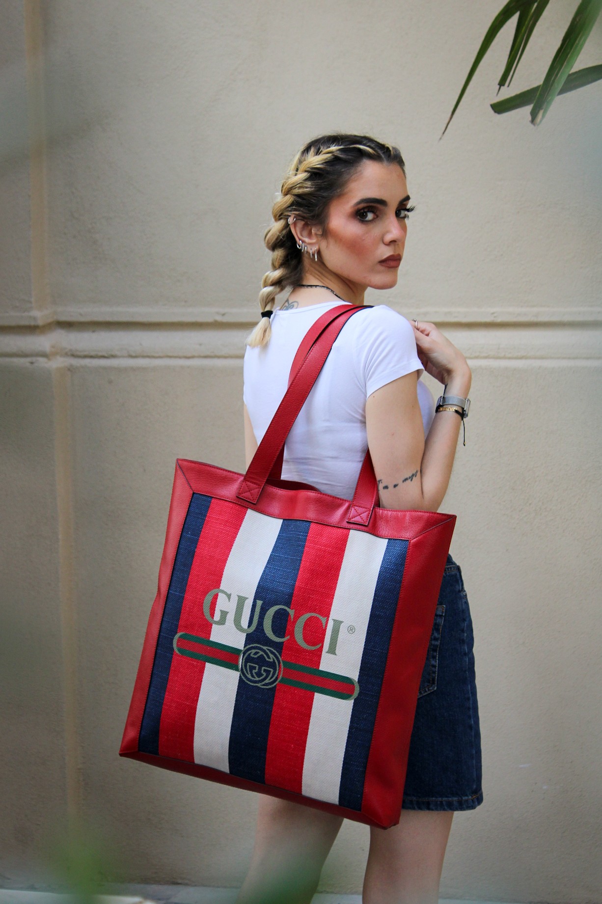 Borsa Gucci Tote Tricolore web thumb