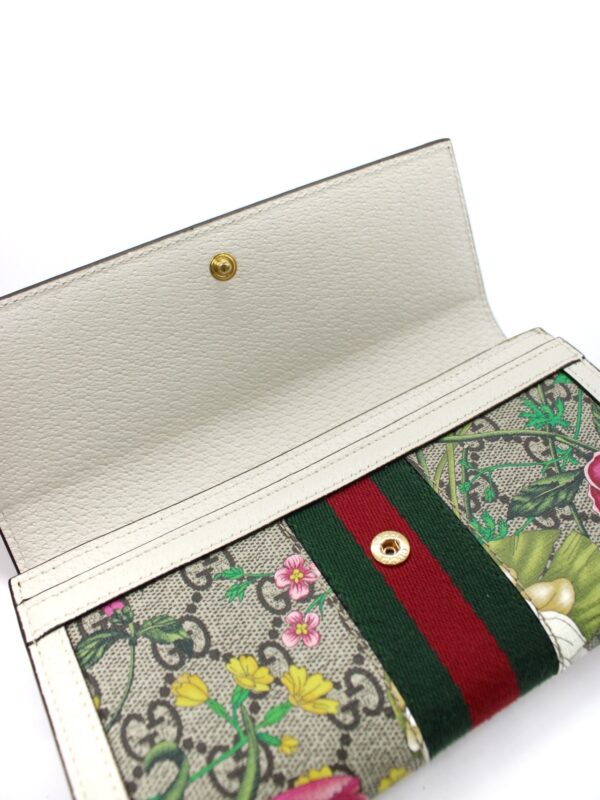 Portafoglio Gucci GG supreme Flora web