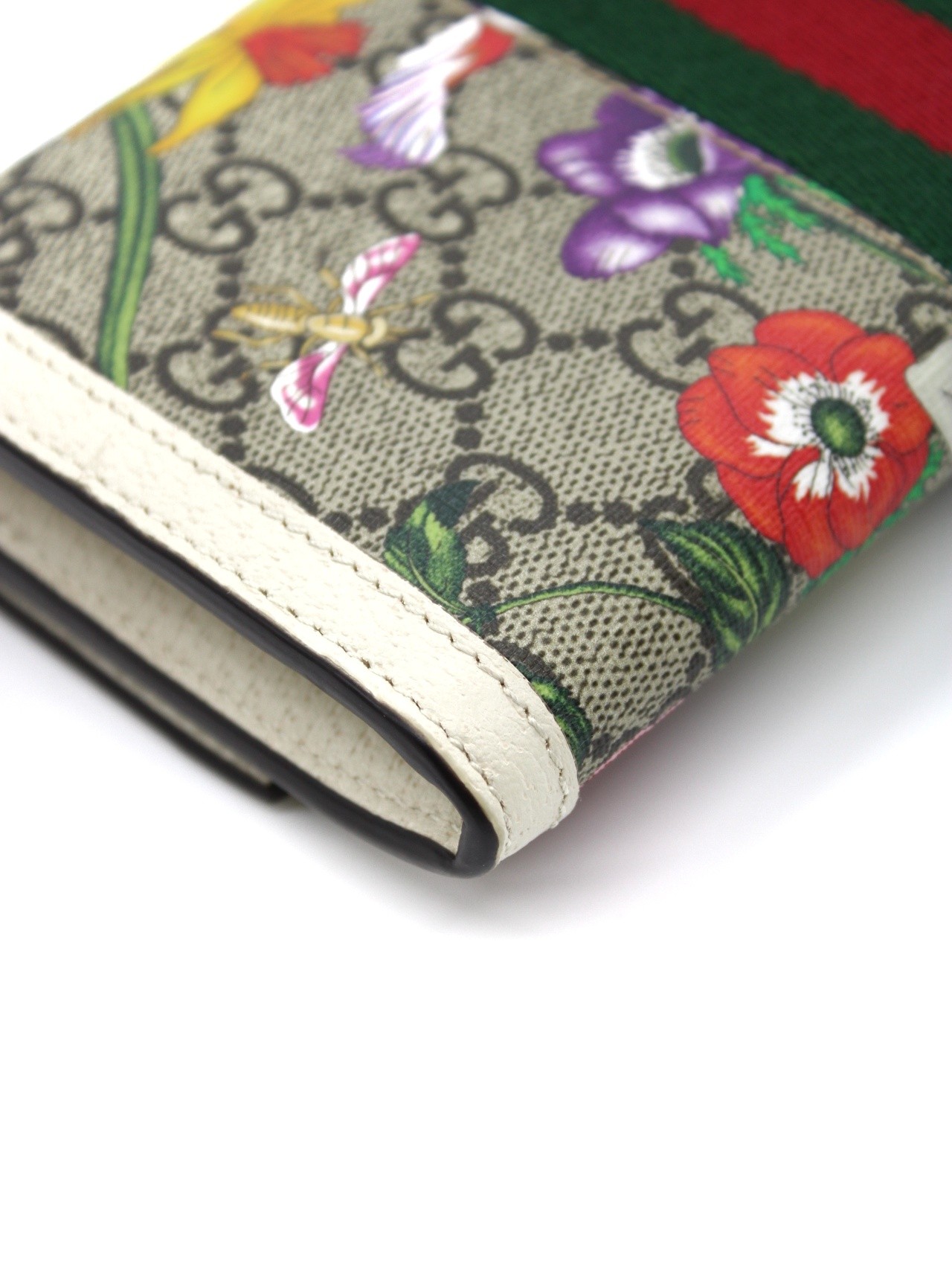 Portafoglio Gucci GG supreme Flora web thumb