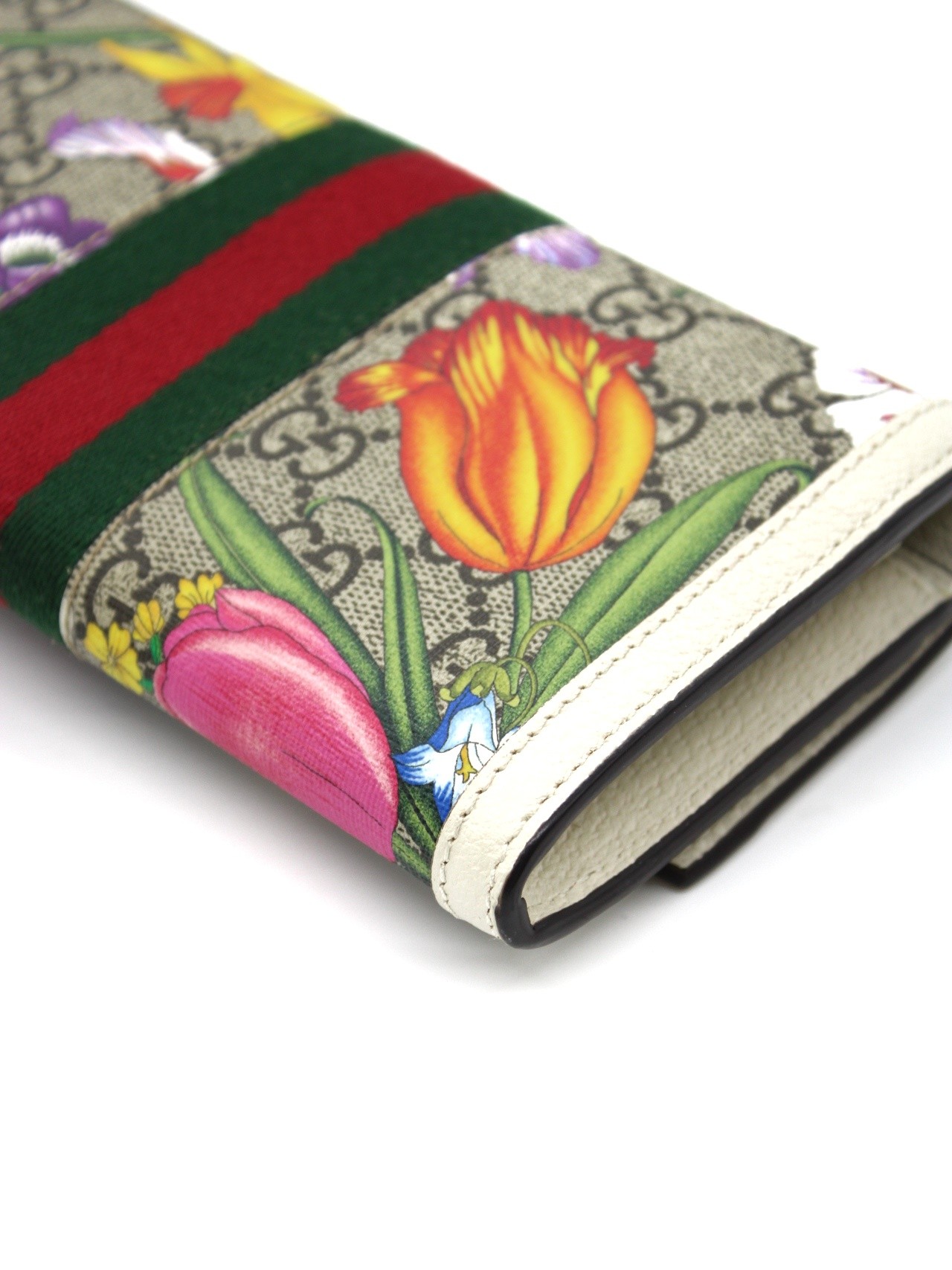 Portafoglio Gucci GG supreme Flora web thumb