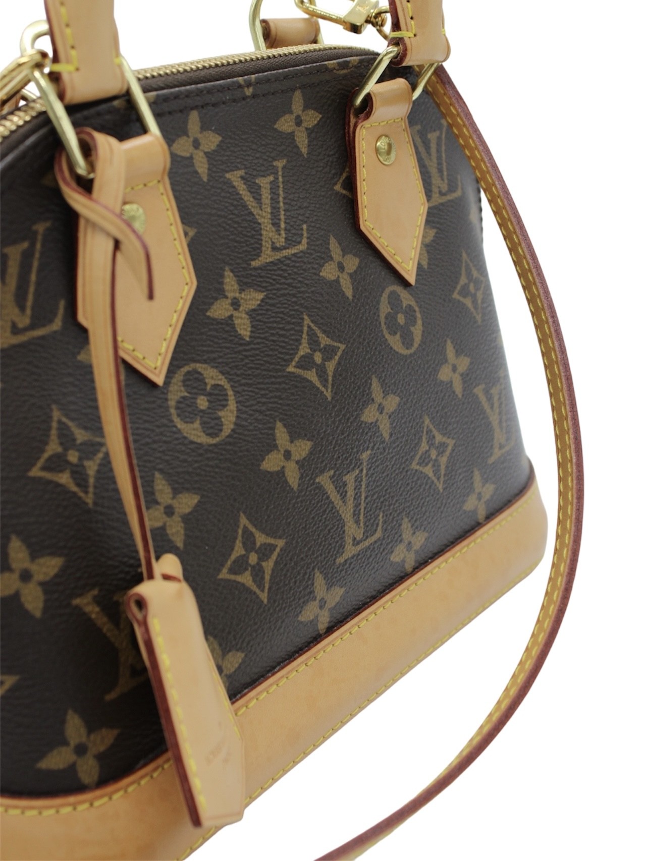 Borsa Louis Vuitton Alma BB in monogram thumb