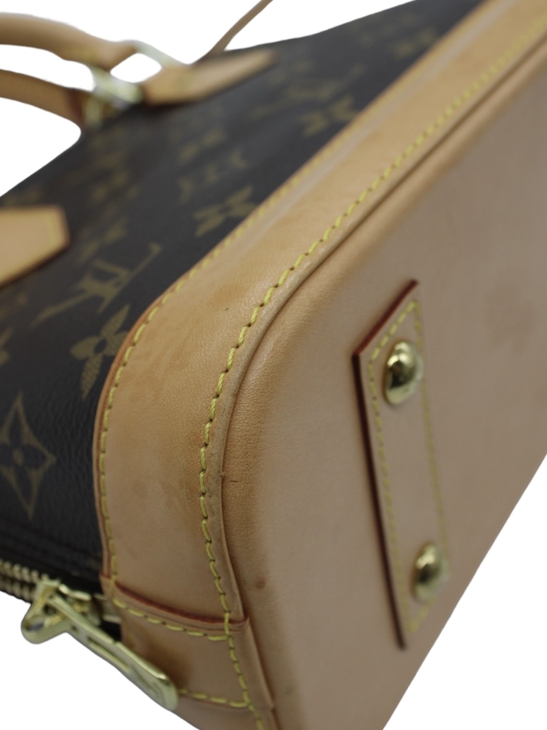 Borsa Louis Vuitton Alma BB in monogram thumb