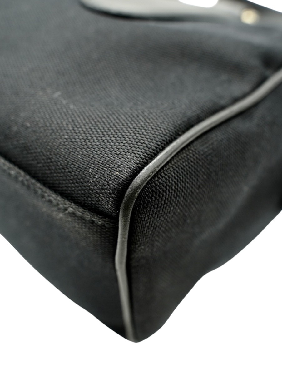 Bauletto Gucci Tessuto e Pelle Nero thumb