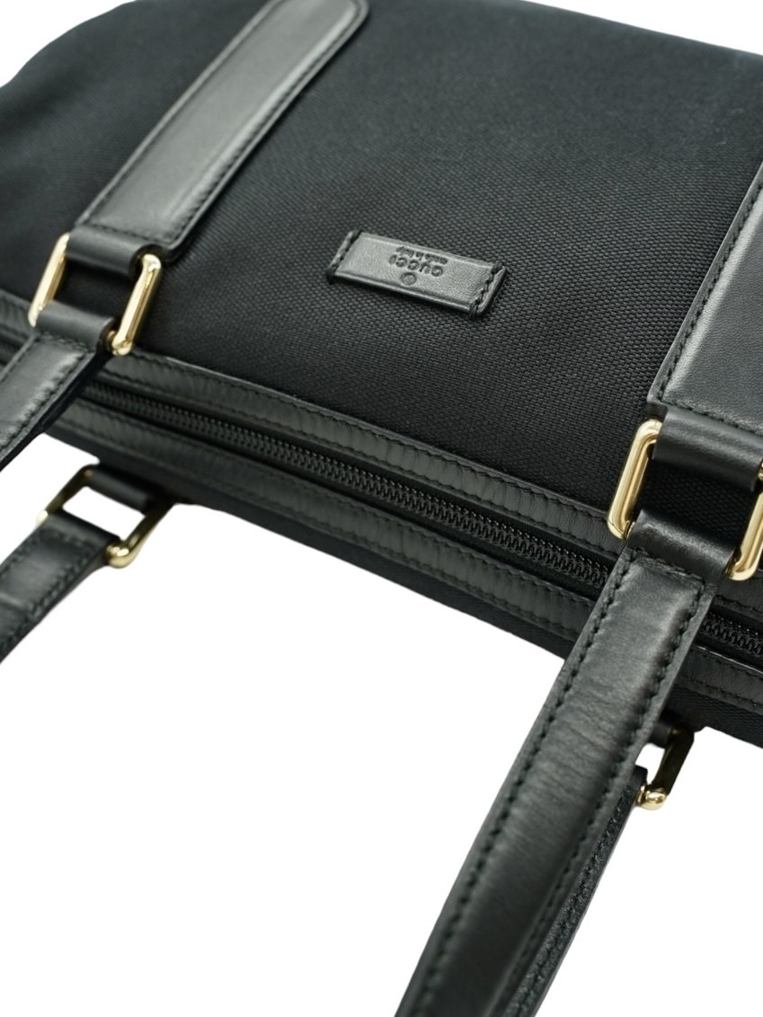 Bauletto Gucci Tessuto e Pelle Nero thumb