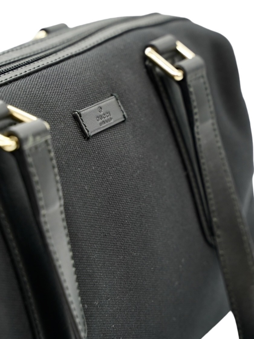 Bauletto Gucci Tessuto e Pelle Nero thumb