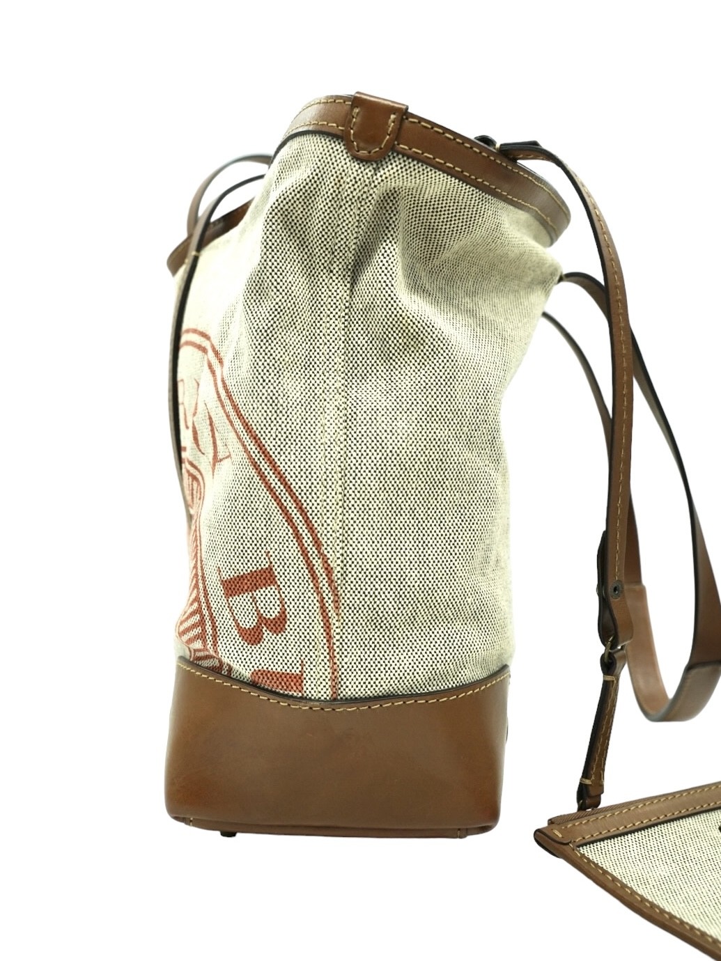 Shopper Burberry in Tela e Pelle con Pochette thumb