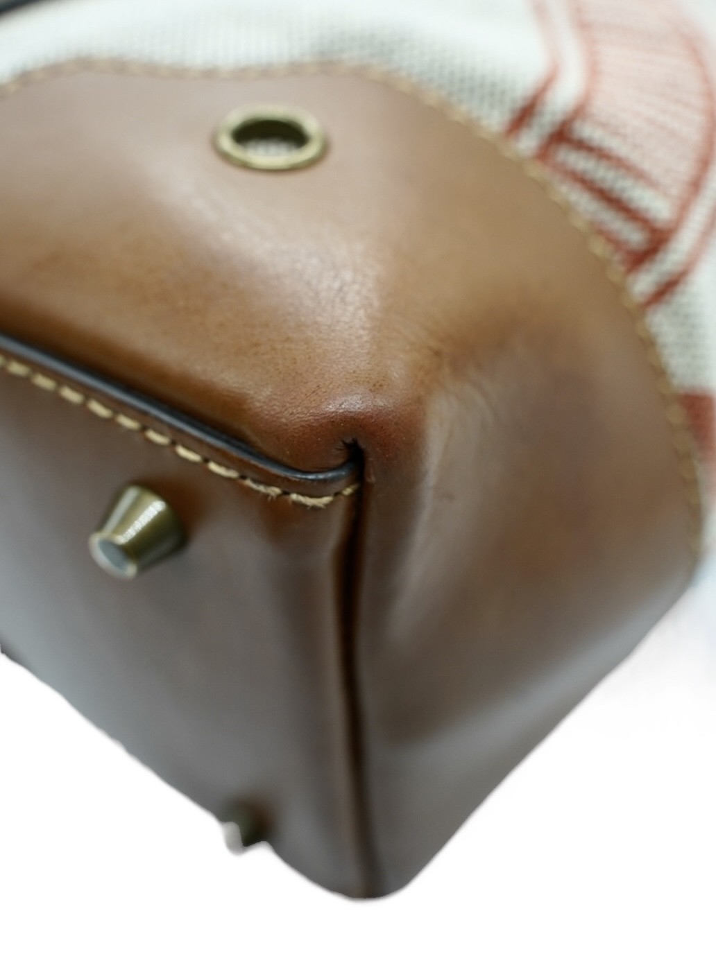 Shopper Burberry in Tela e Pelle con Pochette thumb