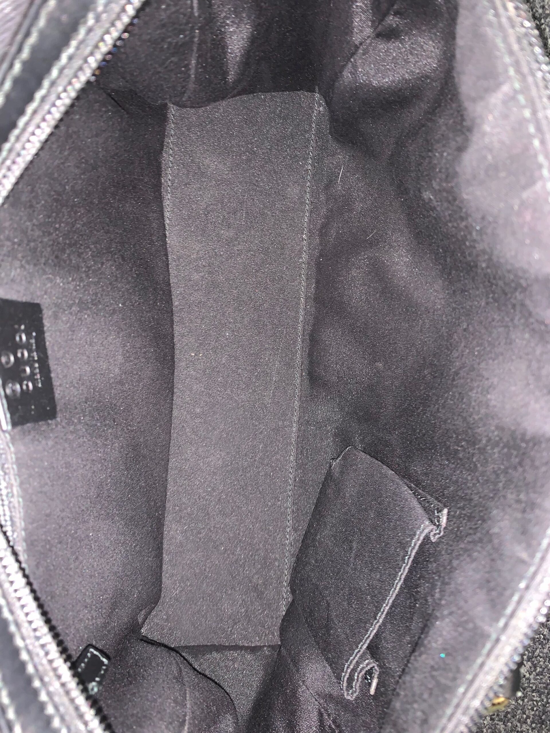 Bauletto Gucci Tessuto e Pelle Nero thumb