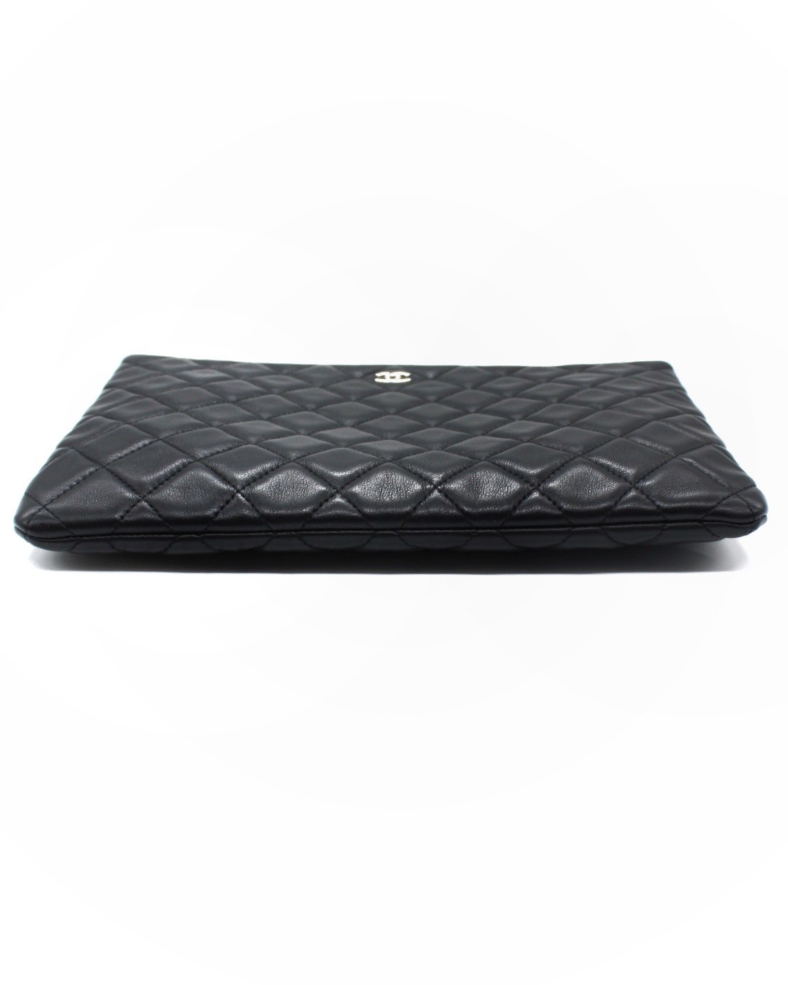 Pochette Chanel In Pelle Liscia Nera thumb