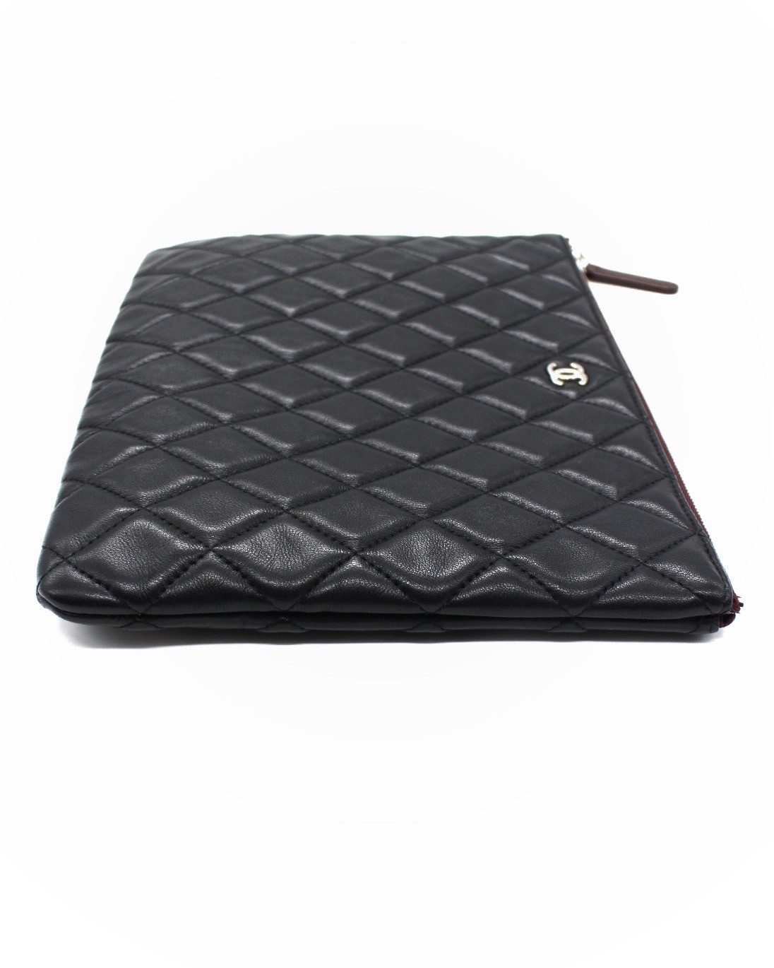 Pochette Chanel In Pelle Liscia Nera thumb