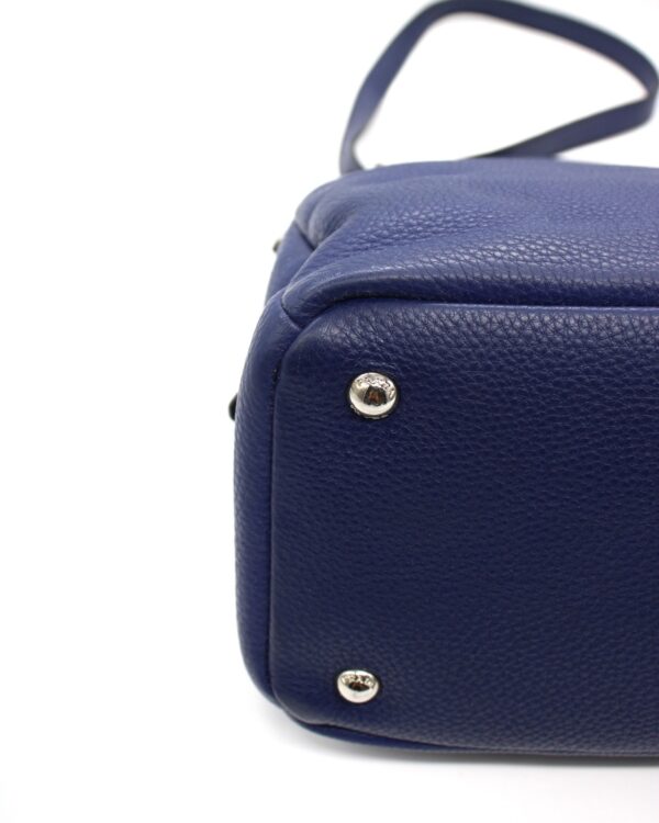 Borsa Prada in Pelle Martellata Blu