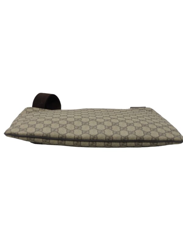 Tracolla Gucci in Tela GG Supreme e inserti in Pelle Testa di Moro