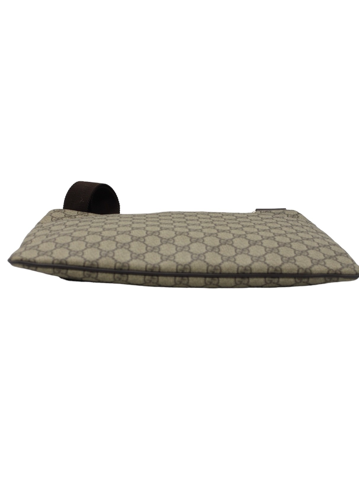 Tracolla Gucci in Tela GG Supreme e inserti in Pelle Testa di Moro thumb