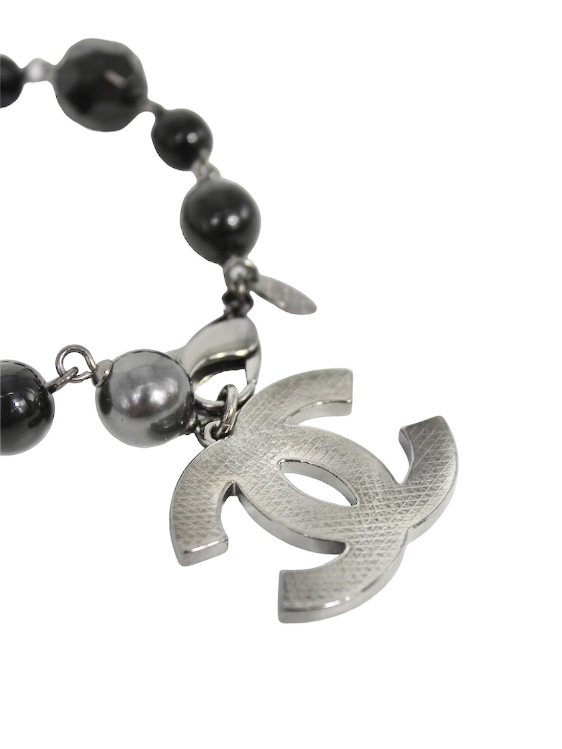 Bracciale Chanel con Perle Nere e Grigie thumb