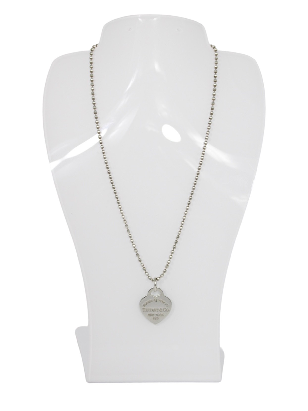 Collana Tiffany Heart Tag  Double Verde/Argento thumb