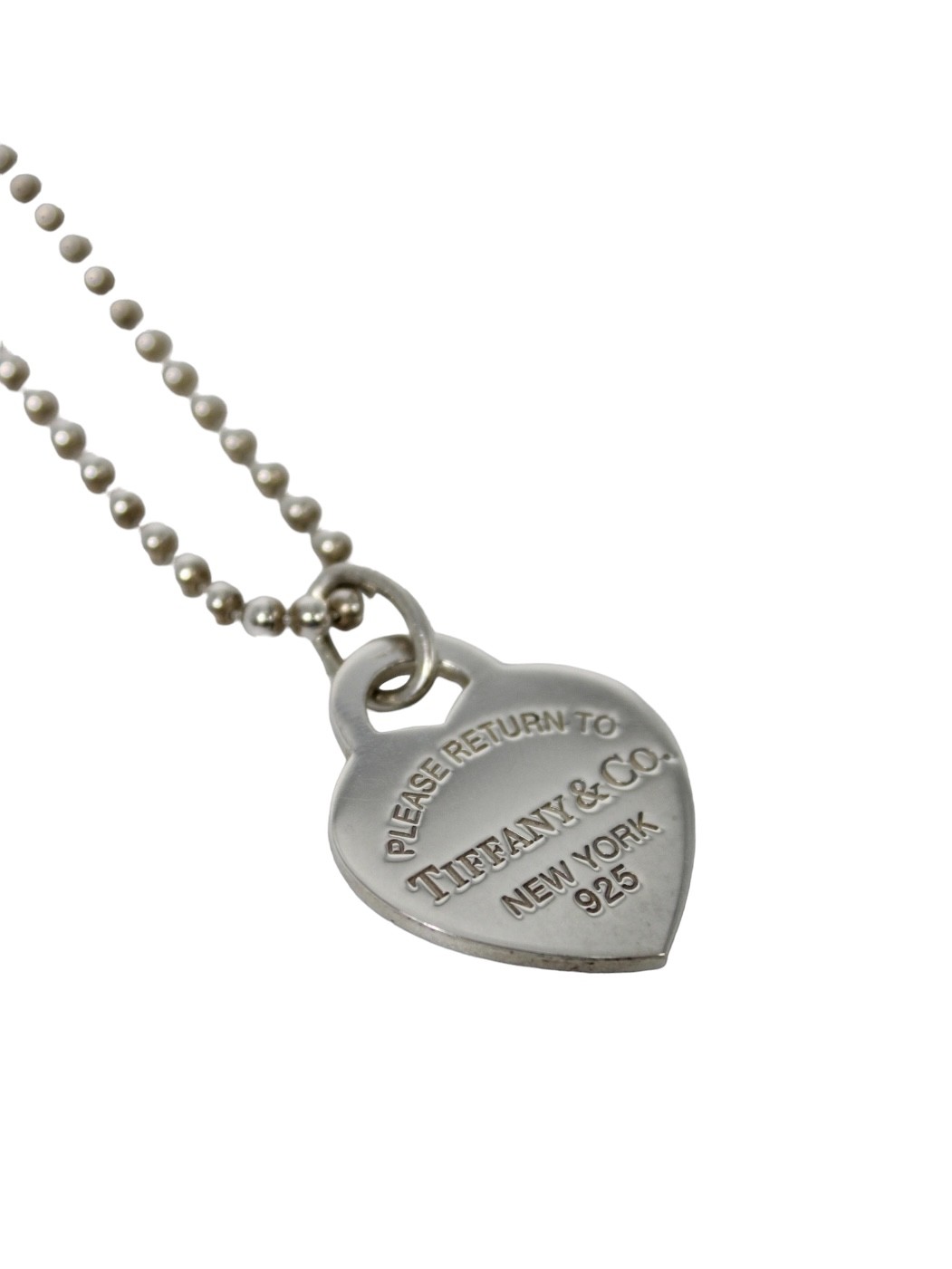 Collana Tiffany Heart Tag  Double Verde/Argento thumb