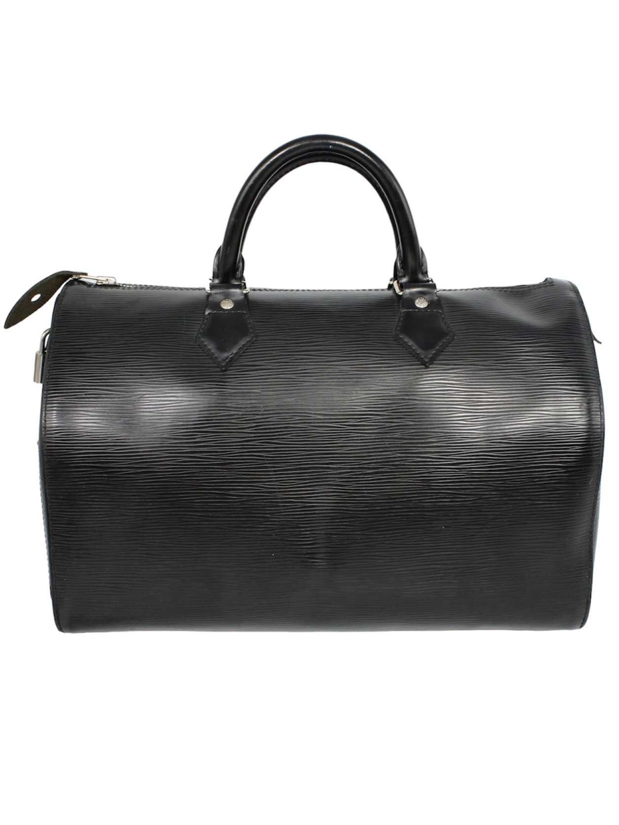 Borsa Louis Vuitton Speedy 35 in Pelle Epi Nera thumb