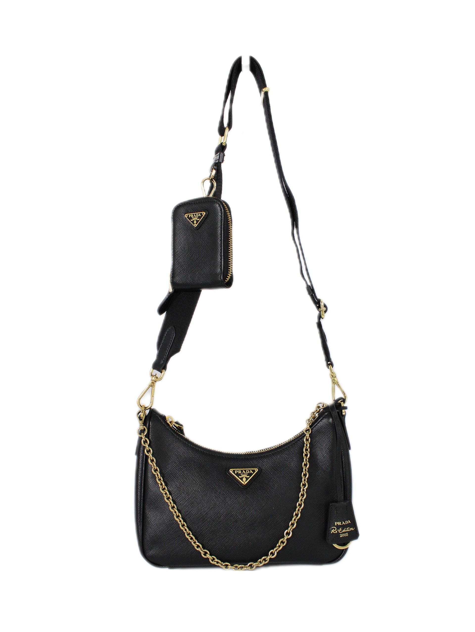 Borsa Prada Re-edition 2005 in pelle saffiano thumb