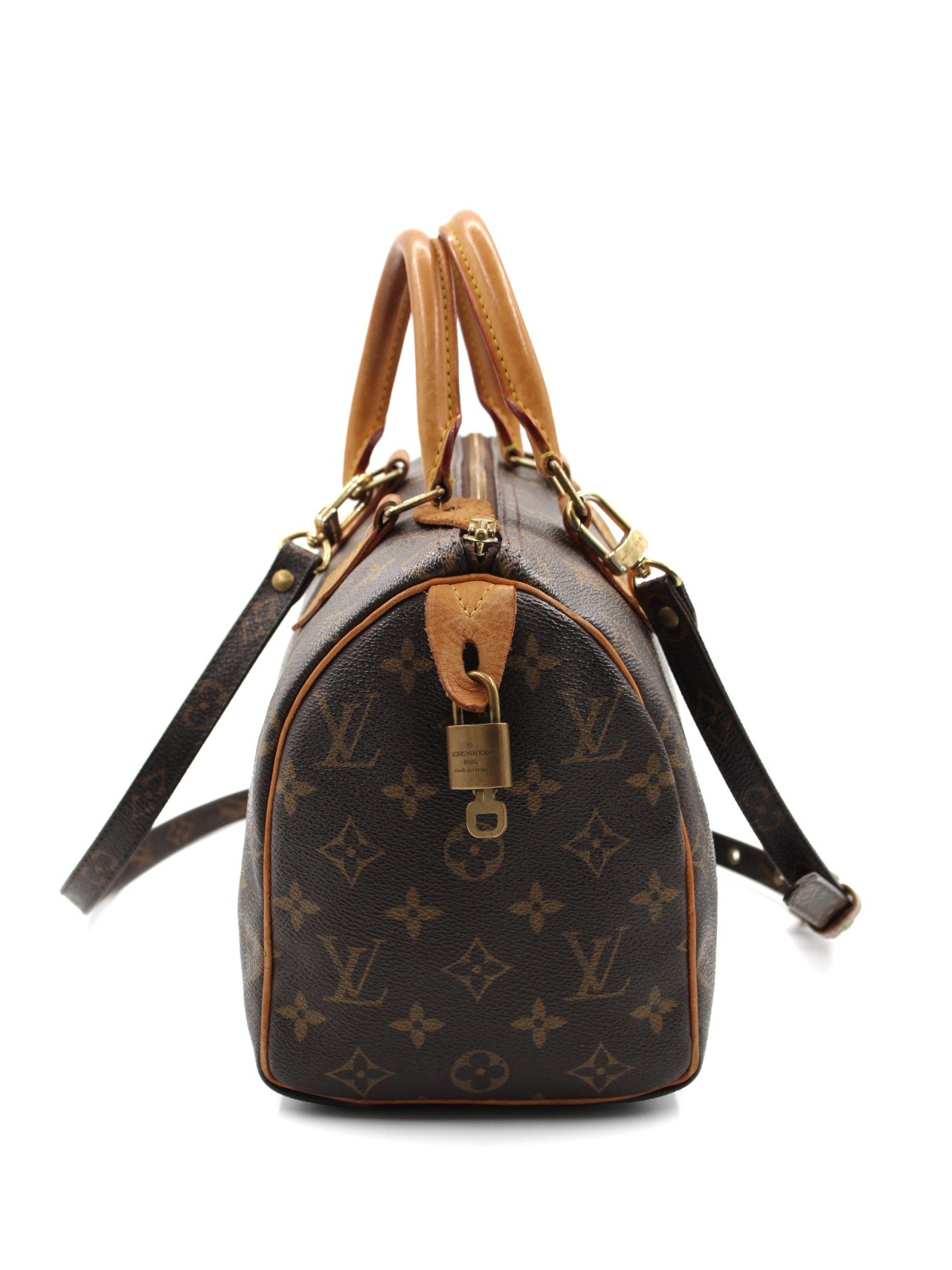 Borsa Louis Vuitton Speedy 25 con tracolla monogram thumb