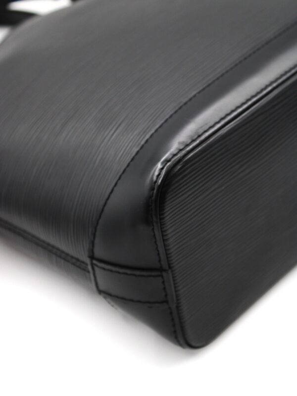 Borsa Louis Vuitton lock it in pelle epi nera