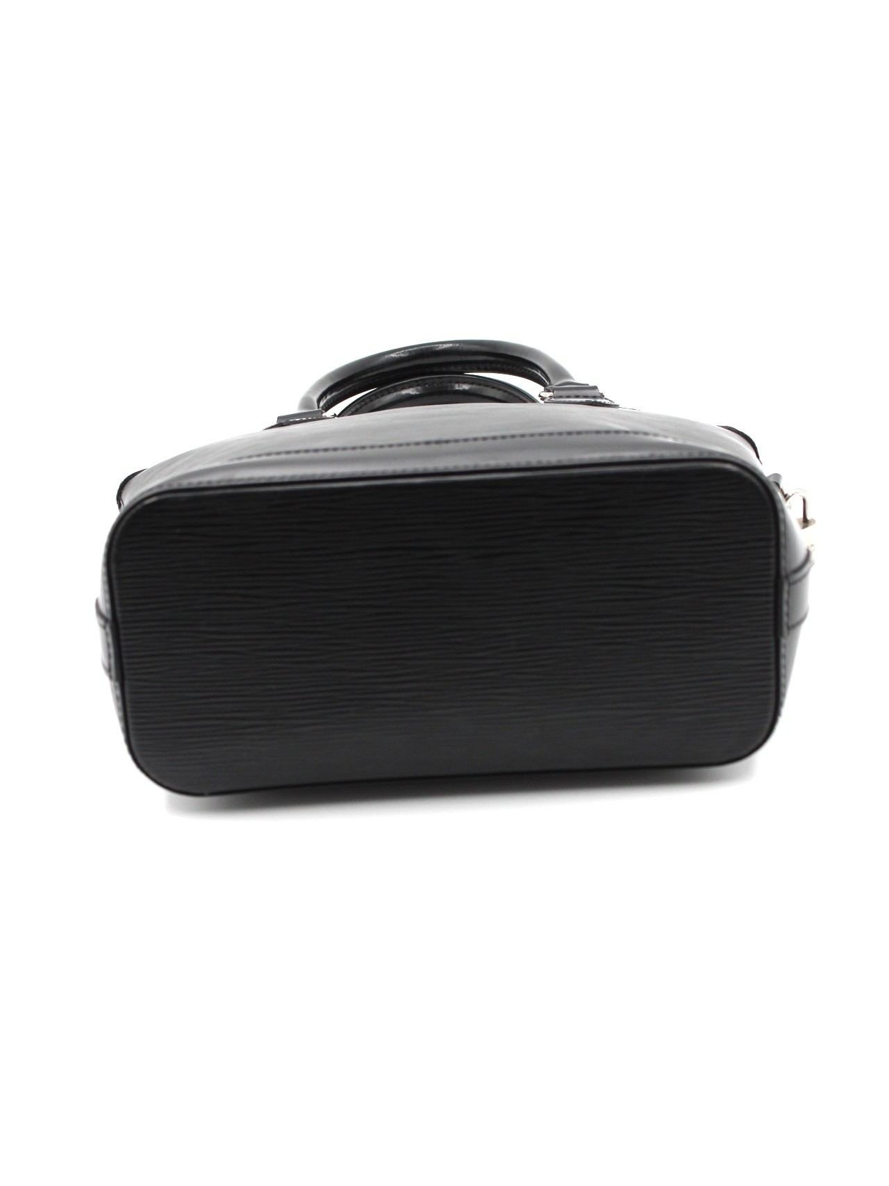 Borsa Louis Vuitton lock it in pelle epi nera thumb