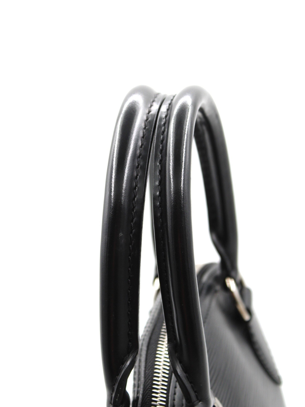 Borsa Louis Vuitton lock it in pelle epi nera thumb
