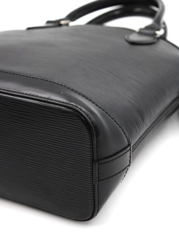 Borsa Louis Vuitton lock it in pelle epi nera