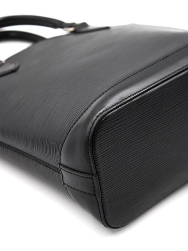 Borsa Louis Vuitton lock it in pelle epi nera