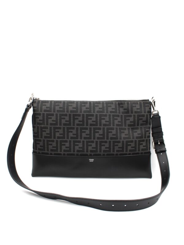 Tracolla Fendi in tessuto FF Jacquard