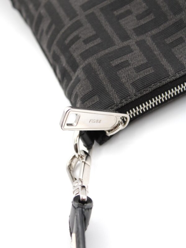 Tracolla Fendi in tessuto FF Jacquard