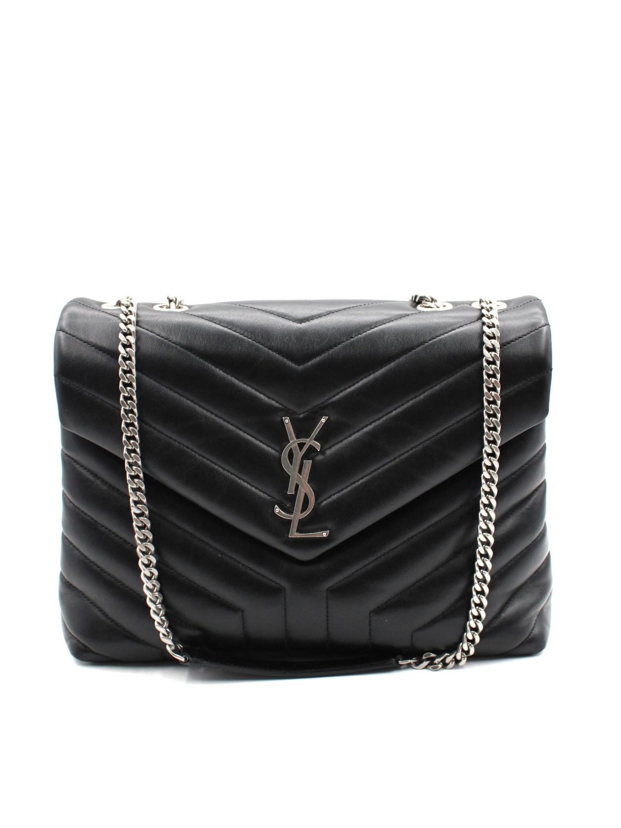 Borsa Saint Laurent Lou Lou media in pelle thumb