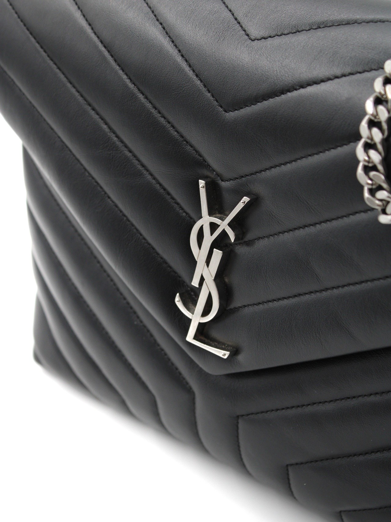 Borsa Saint Laurent Lou Lou media in pelle thumb