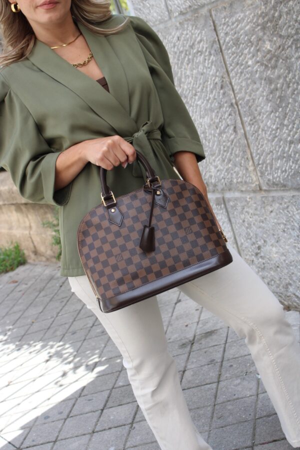 Borsa Louis Vuitton Alma PM damier ebene