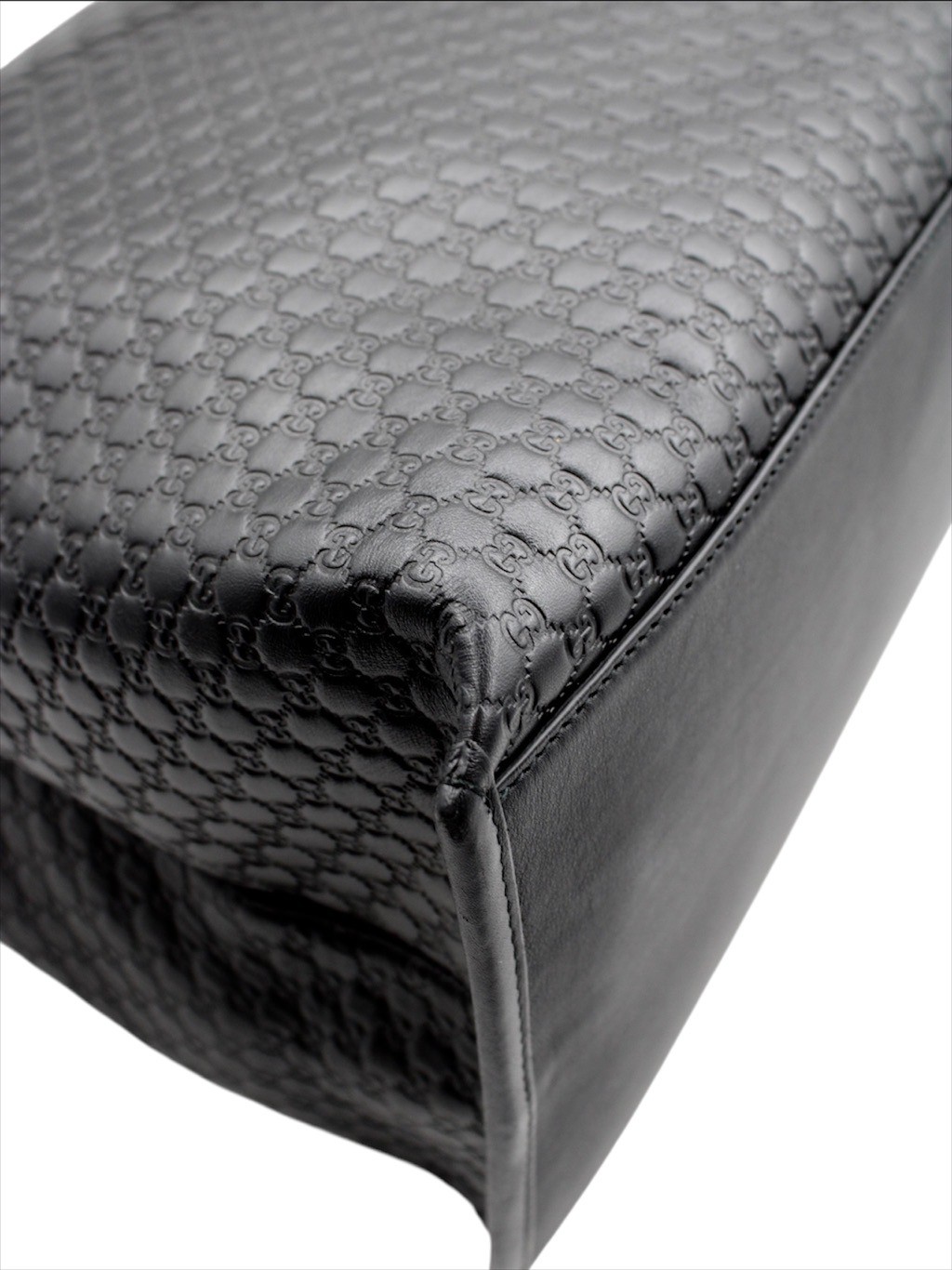 Shopper in Pelle Micro Guccissima Nera thumb