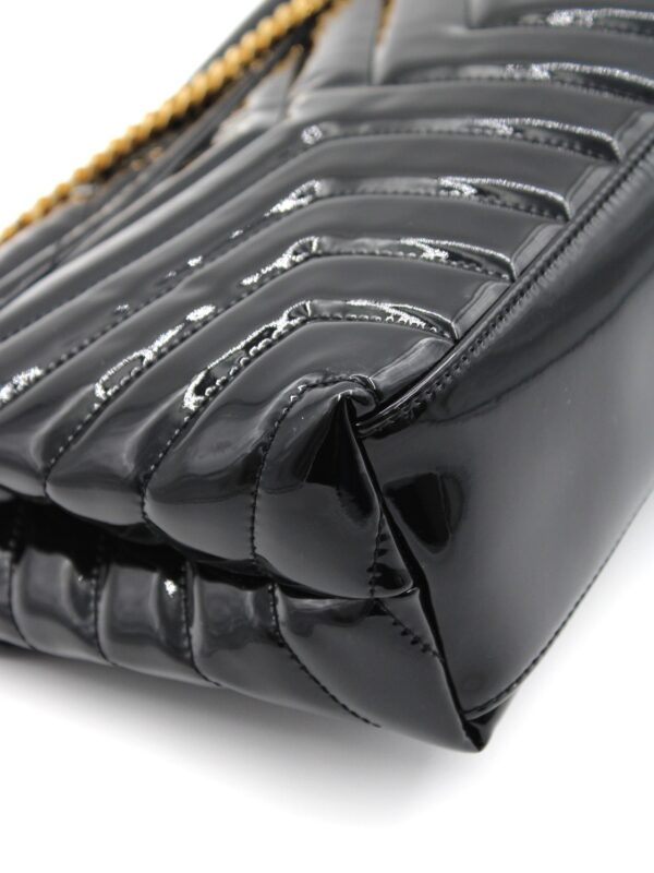 Borsa Saint Laurent Lou Lou small in pelle verniciata