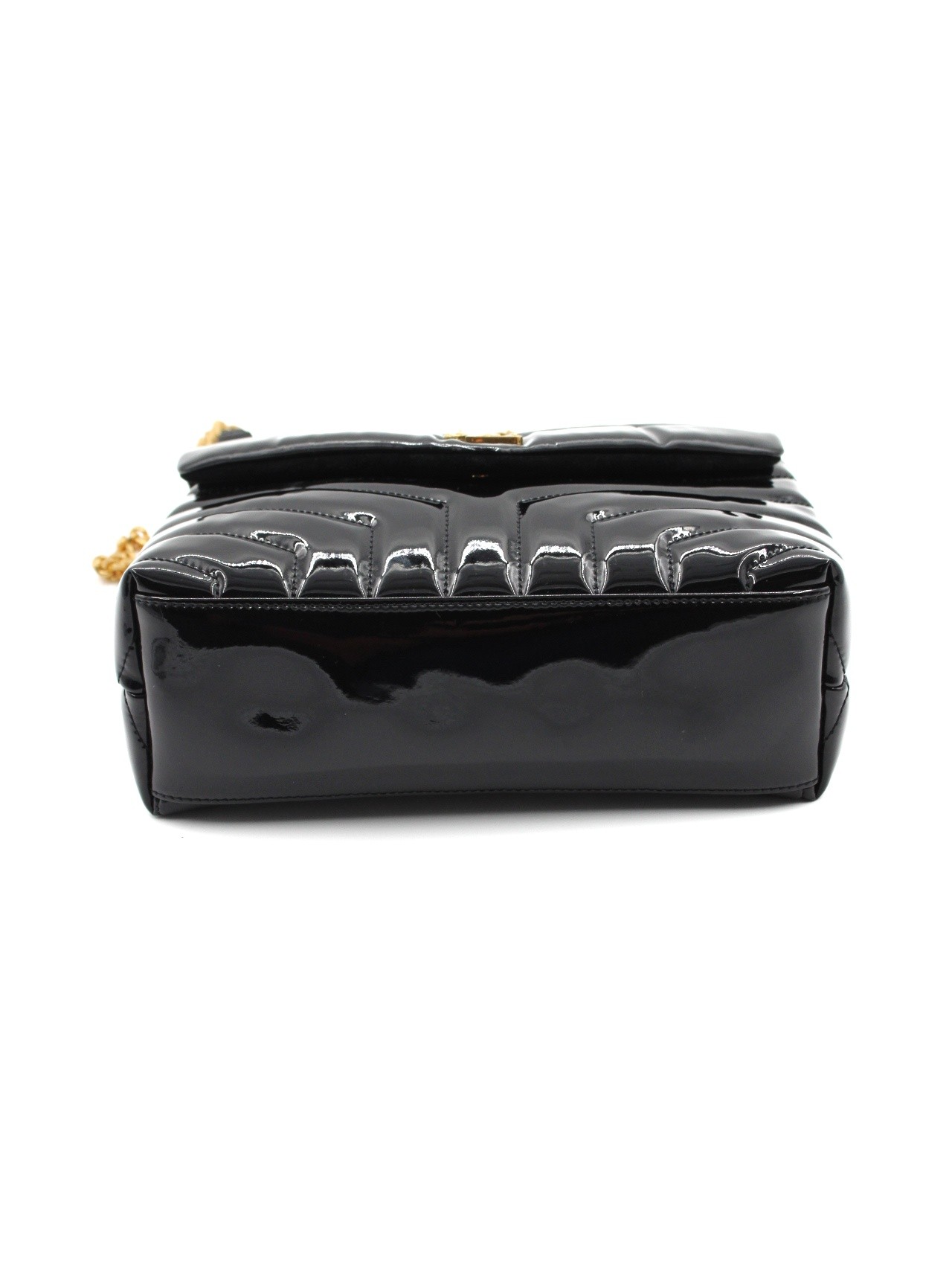 Borsa Saint Laurent Lou Lou small in pelle verniciata thumb