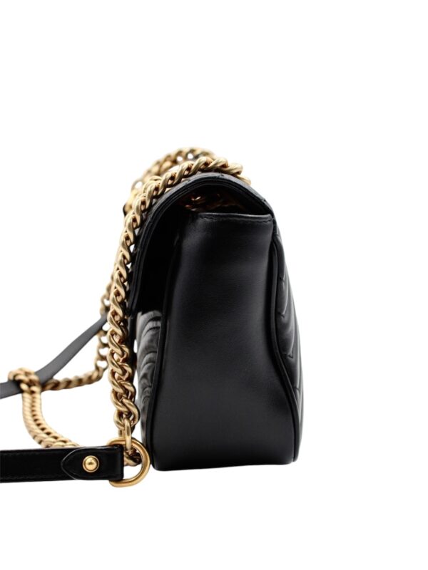 Borsa Gucci Marmont 26 in Pelle Nera