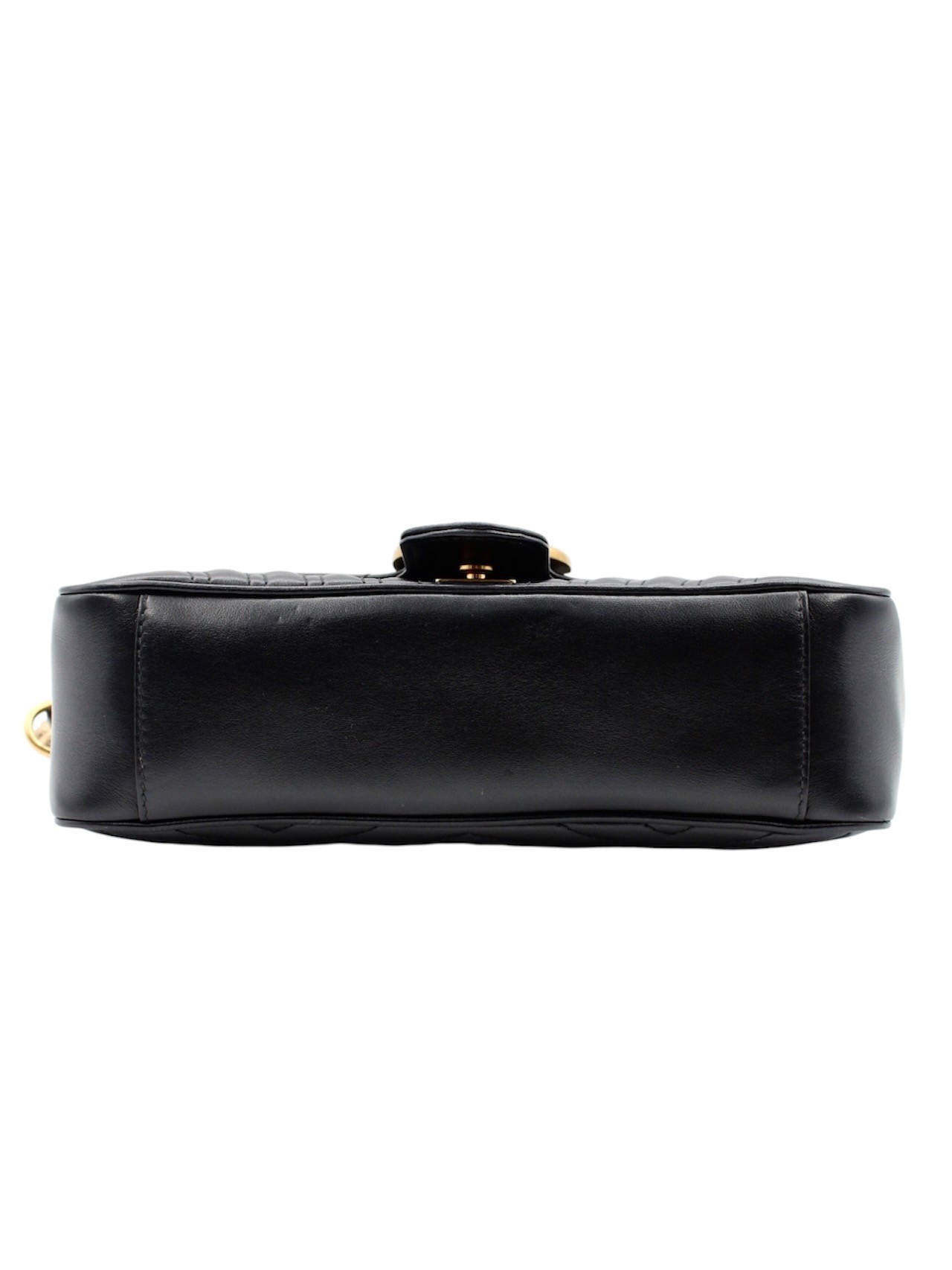 Borsa Gucci Marmont 26 in Pelle Nera thumb