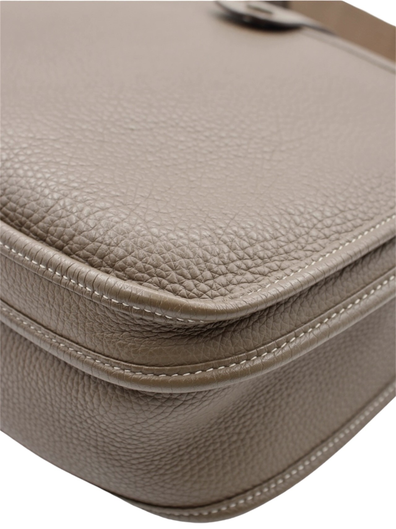 Borsa Hermès Evelyne GM in Pelle color etoupe thumb