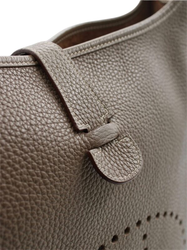 Borsa Hermès Evelyne GM in Pelle color etoupe