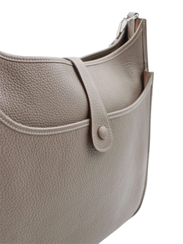 Borsa Hermès Evelyne GM in Pelle color etoupe