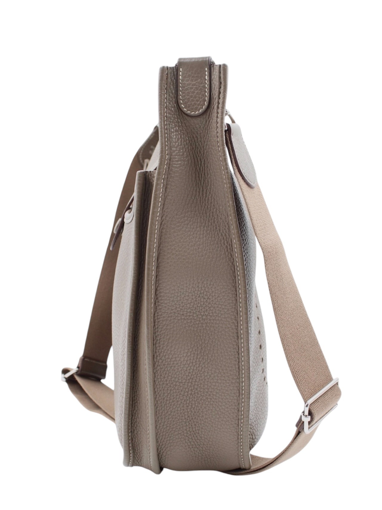 Borsa Hermès Evelyne GM in Pelle color etoupe thumb