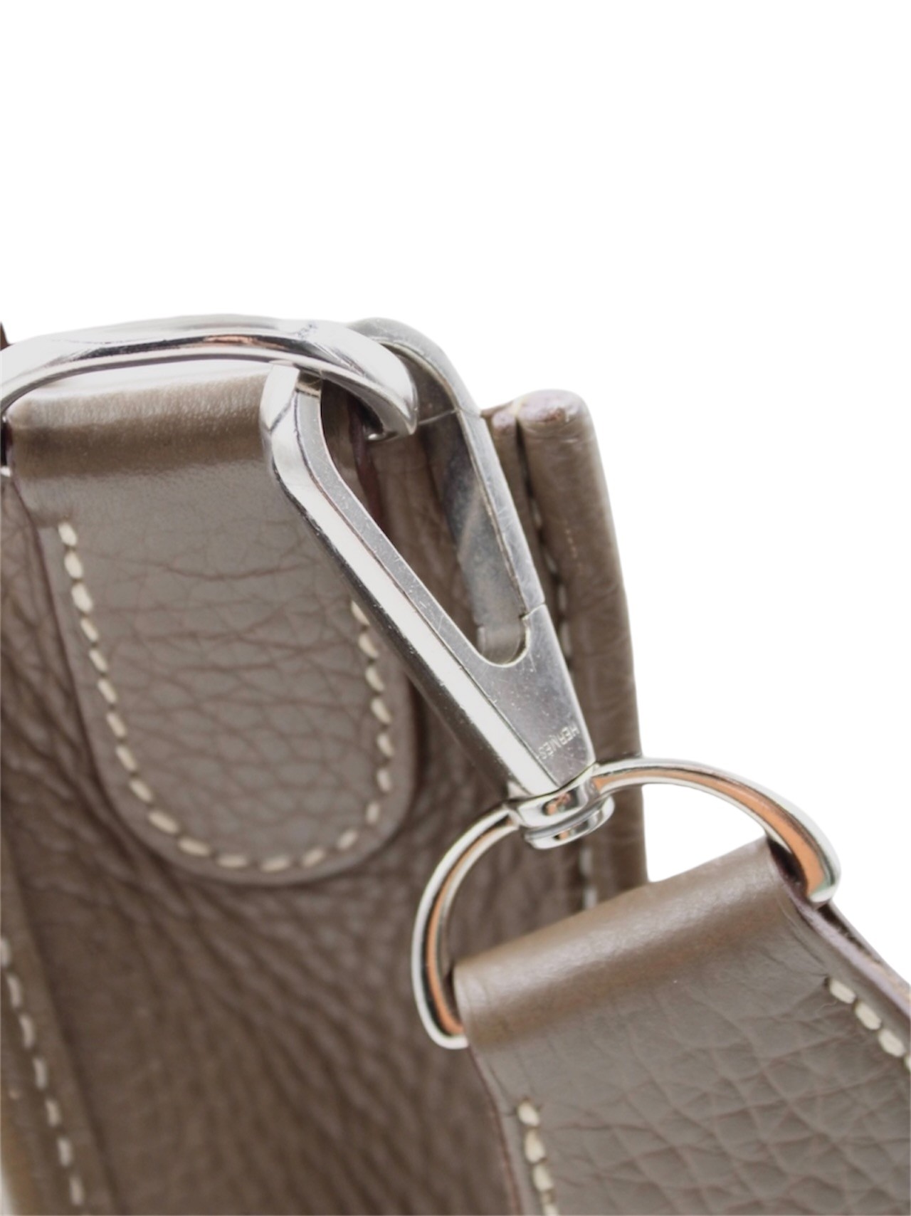 Borsa Hermès Evelyne GM in Pelle color etoupe thumb