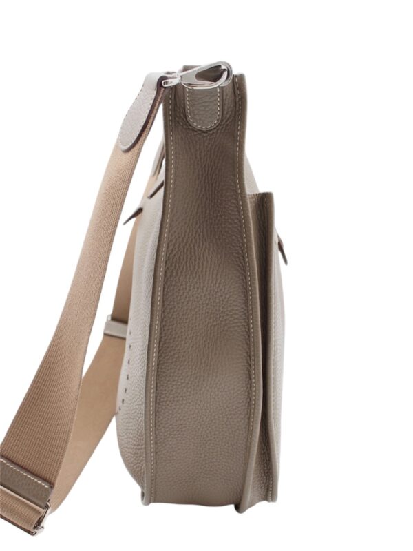 Borsa Hermès Evelyne GM in Pelle color etoupe